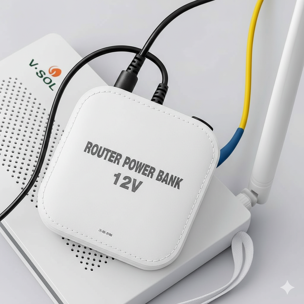 12V Power Bank for WiFi Router