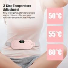 Digital Period Heating Pad & Vibrating Belt | Fast Relief for Menstrual Cramps